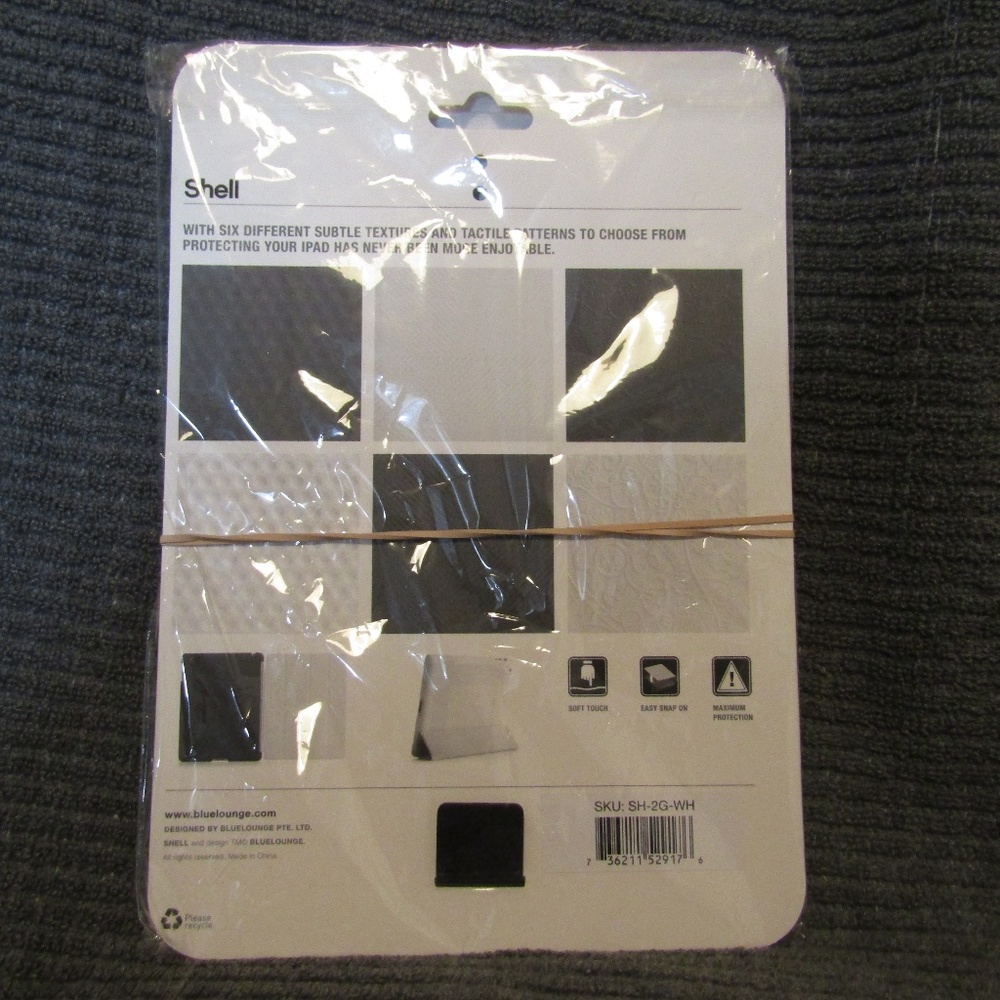 BlueLounge Shell Protective Cover for 9.7" iPad - White Golf